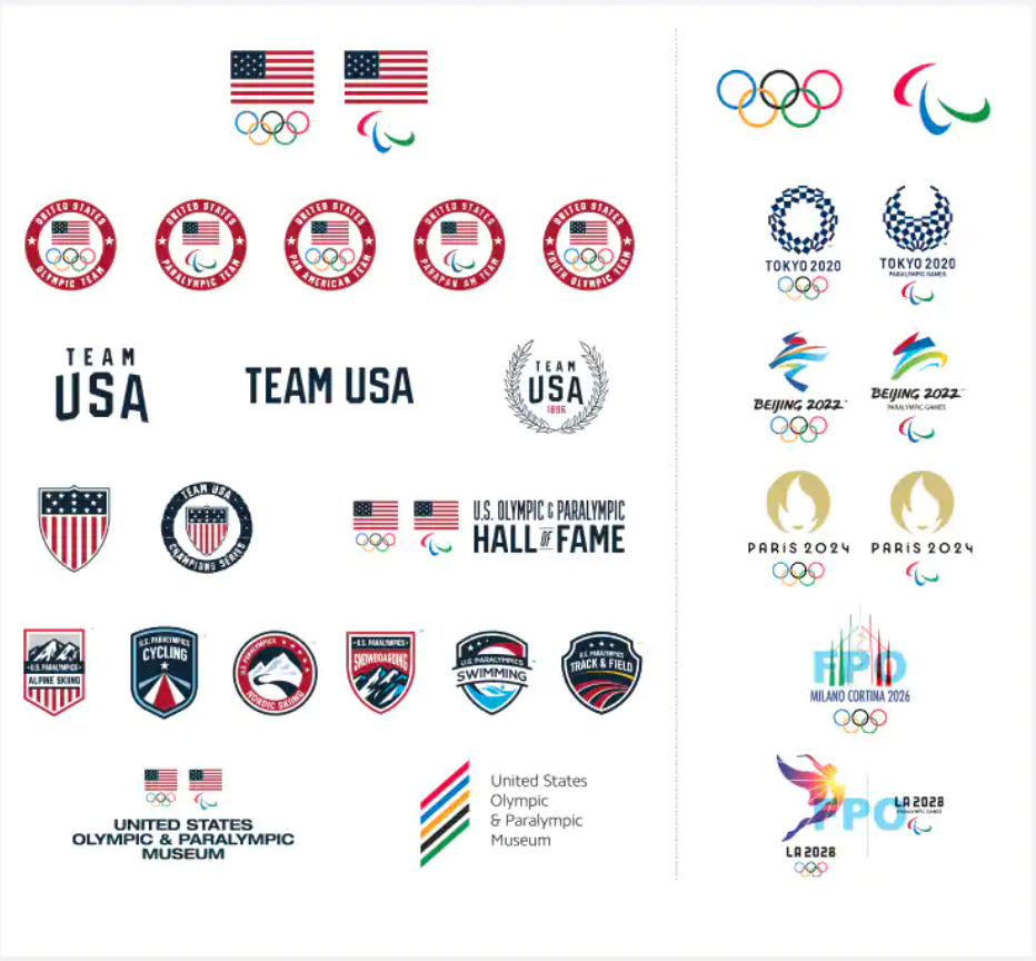 Olympic & Team USA logos